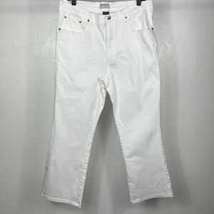 Poco Jeans White Straight Leg Jeans Size 17
